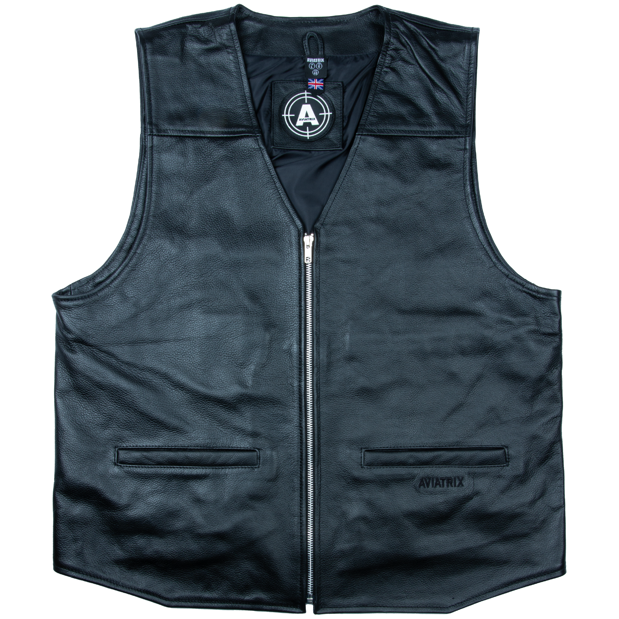 GUSP Men's Waistcoat Vest with Bulldog