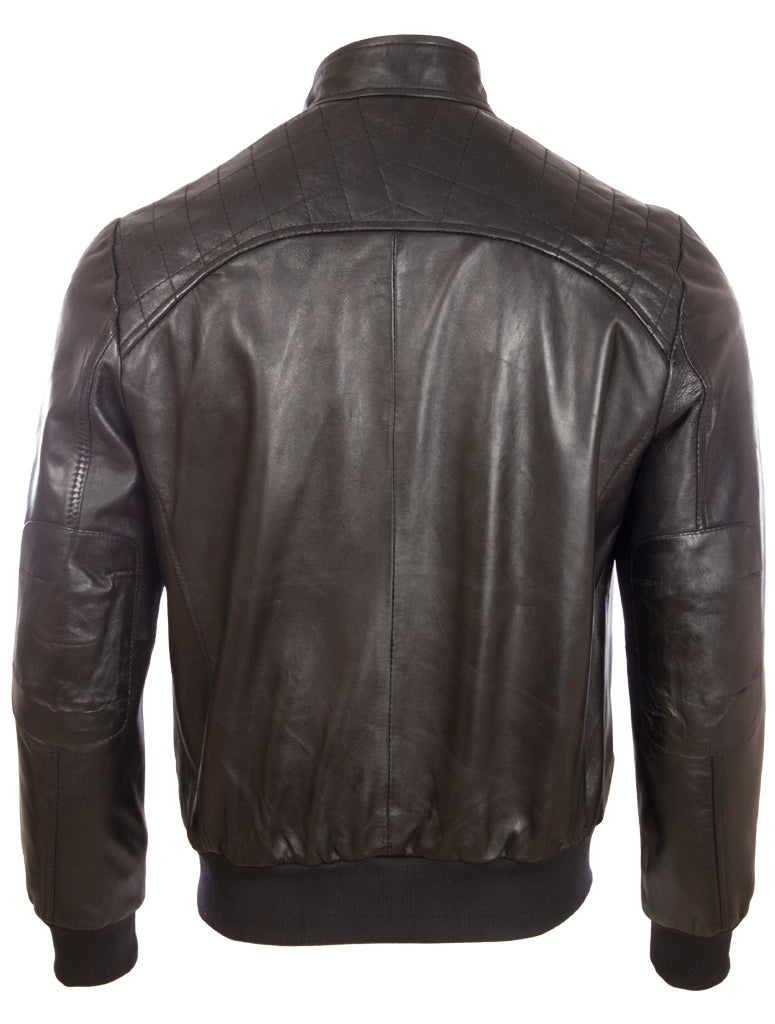 Alder & Stone Men's Bomber Jacket - Black