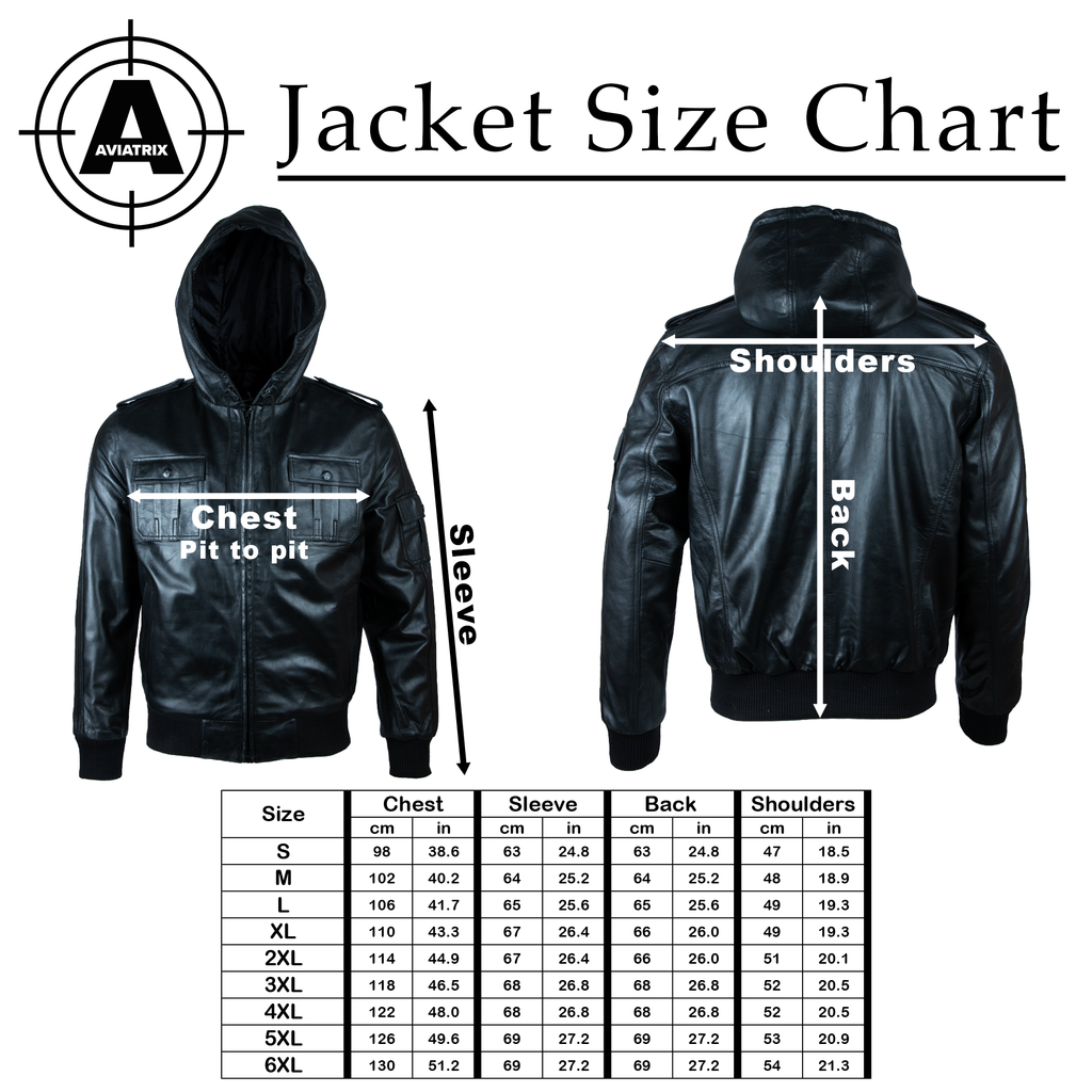 Alder & Stone Men's Hood Bomber Jacket - Black