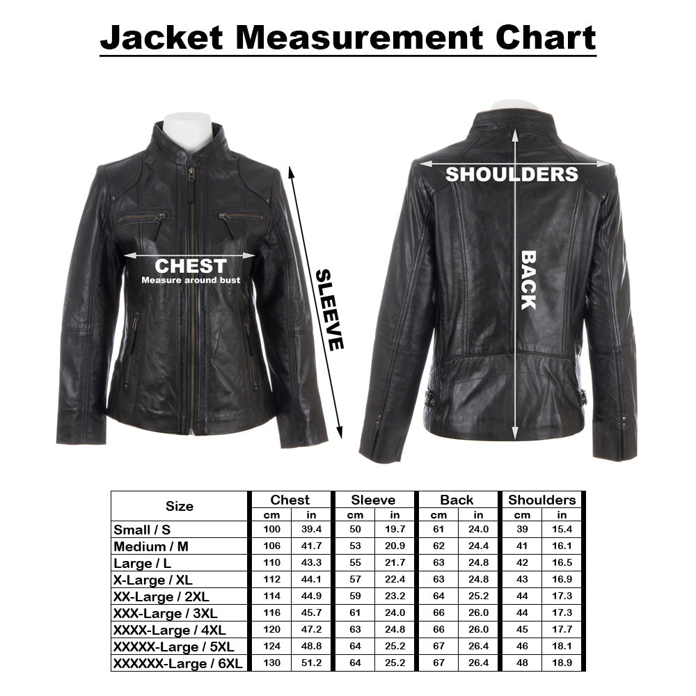 OBFQ Women's Biker Jacket - Black