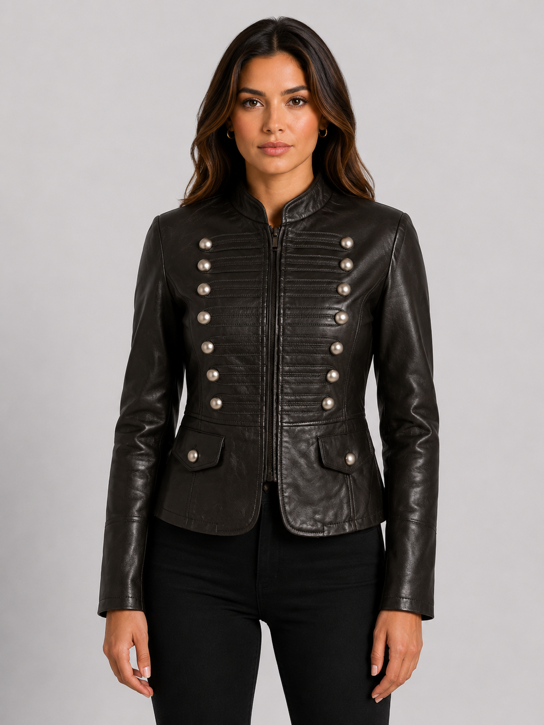 T5J4 Women’s Military Parade Jacket - Black