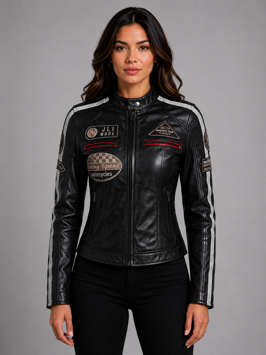 QOOC Women's Racing Biker - Black