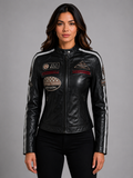 QOOC Women's Racing Biker - Black