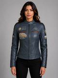 QOOC Women's Racing Biker - Platinum Grey
