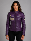 QOOC Women's Racing Biker - Purple