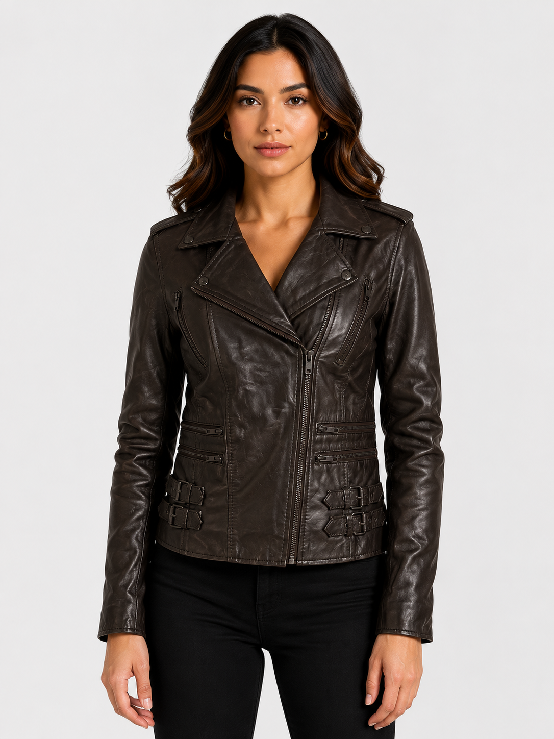 AGSM Women's Biker Jacket - Night