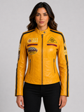 QOOC Women's Racing Biker - Yellow