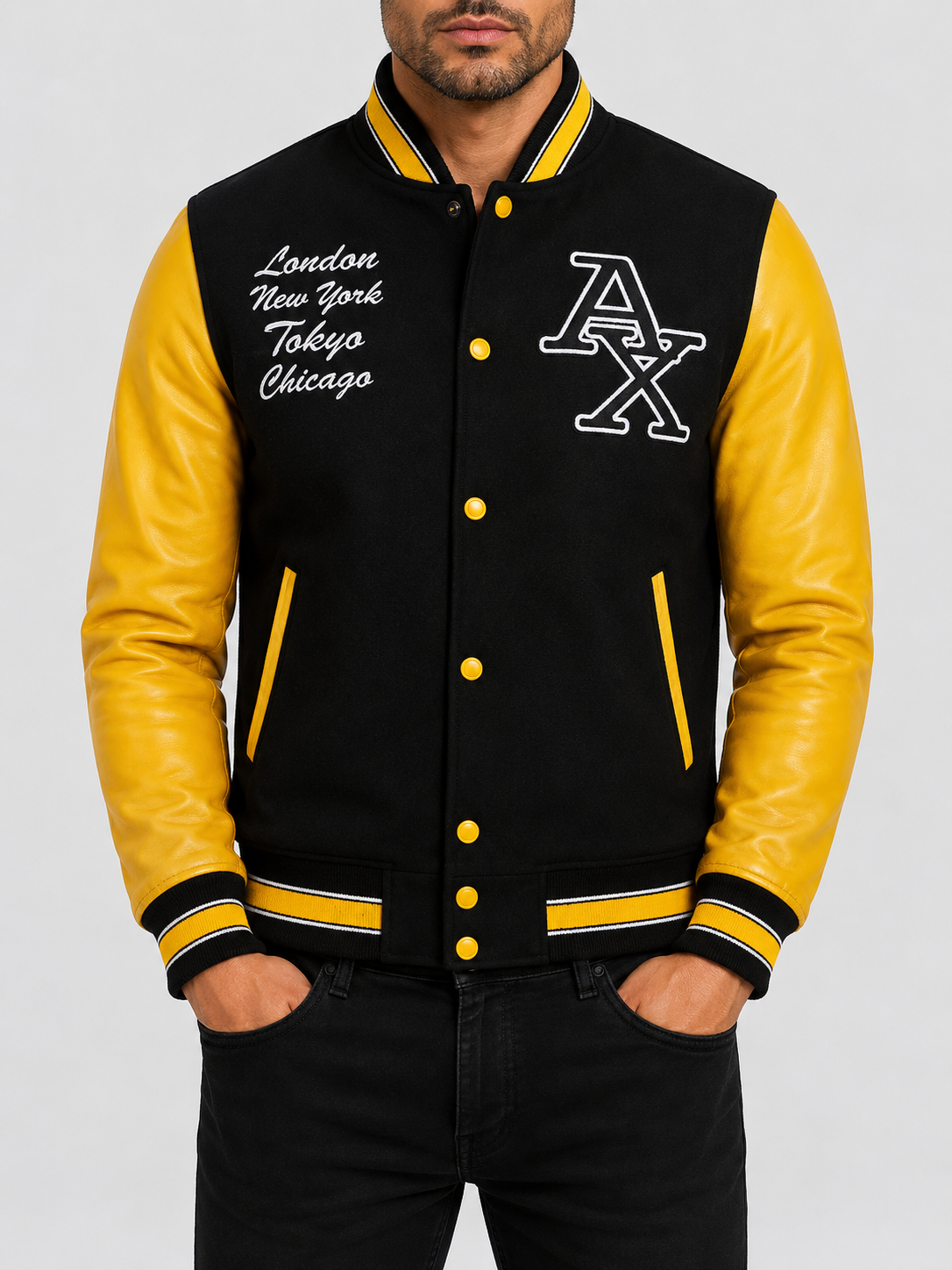 Y3EZ Men’s Varsity Jacket - Bee