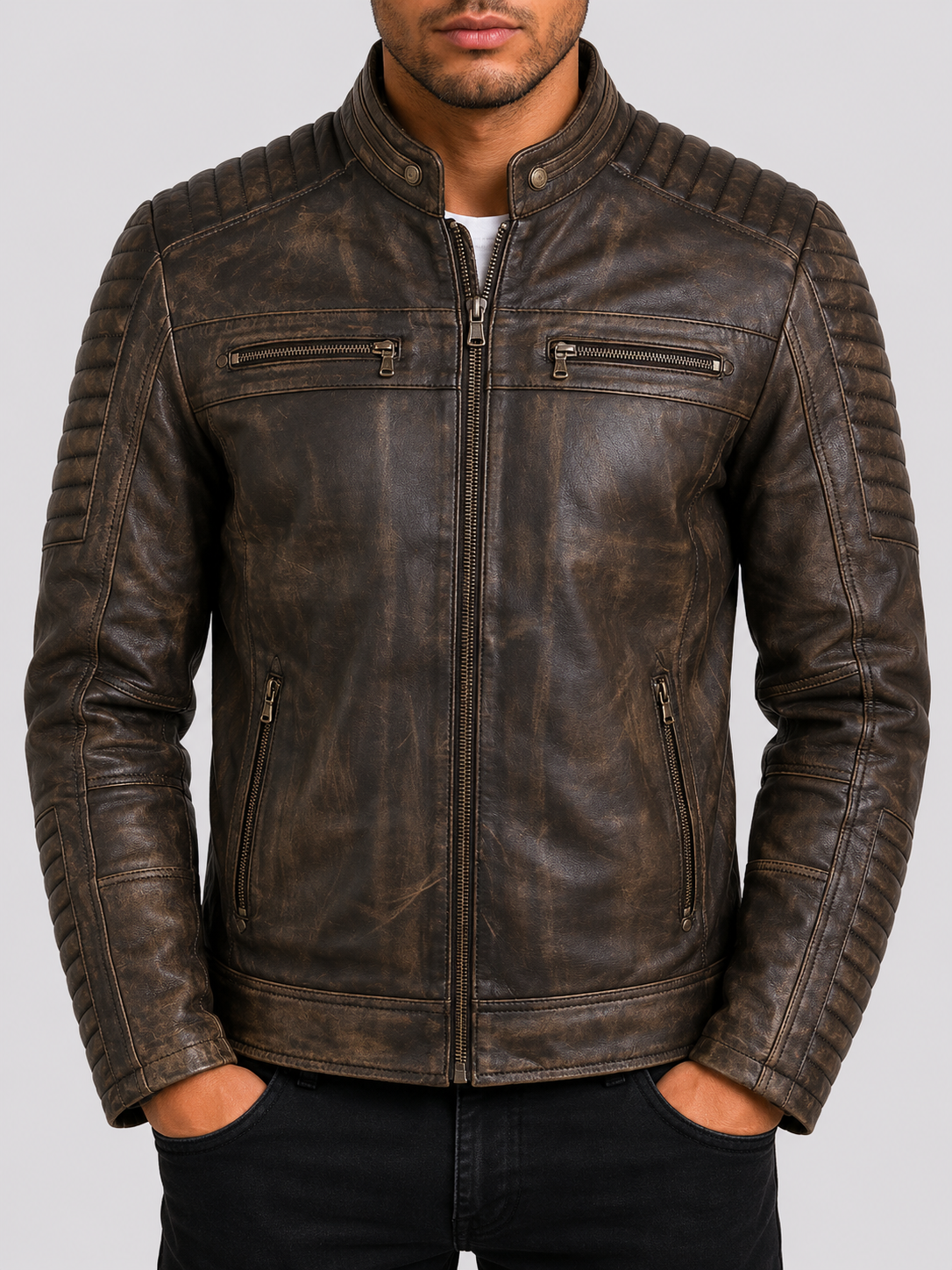 Alder & Stone Men's Chevron Jacket - Vegas