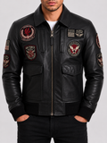 Alder & Stone Men's Pilot Jacket - Black