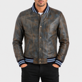 U0D8 Men's Tricolore Bomber Jacket