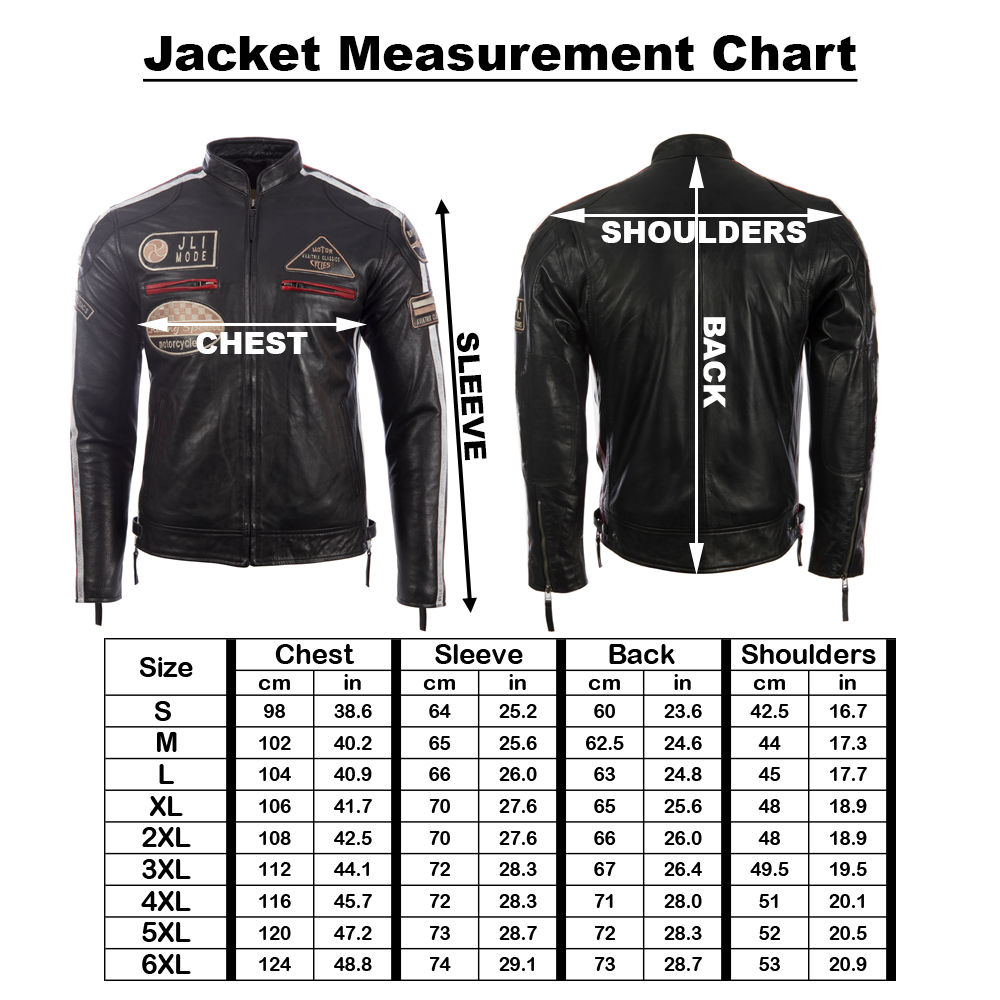 CXUS Men's Racing Biker Jacket - Denim Blue