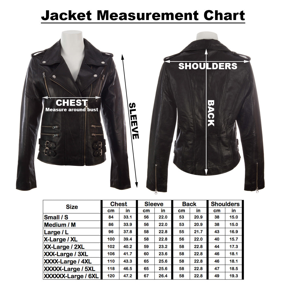 AGSM Women's Biker Jacket - Papaya