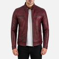 44T9 Men's Biker Jacket - Pepsi