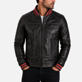 6YZX Men's Hybrid Trucker Jacket - Black