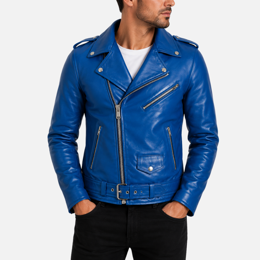 N2KG Men's Jacket - Electric Blue