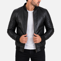 D9J9 Men's Bomber Jacket - Black