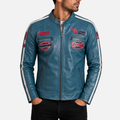 0G2T Men's Racing Biker - Denim Blue