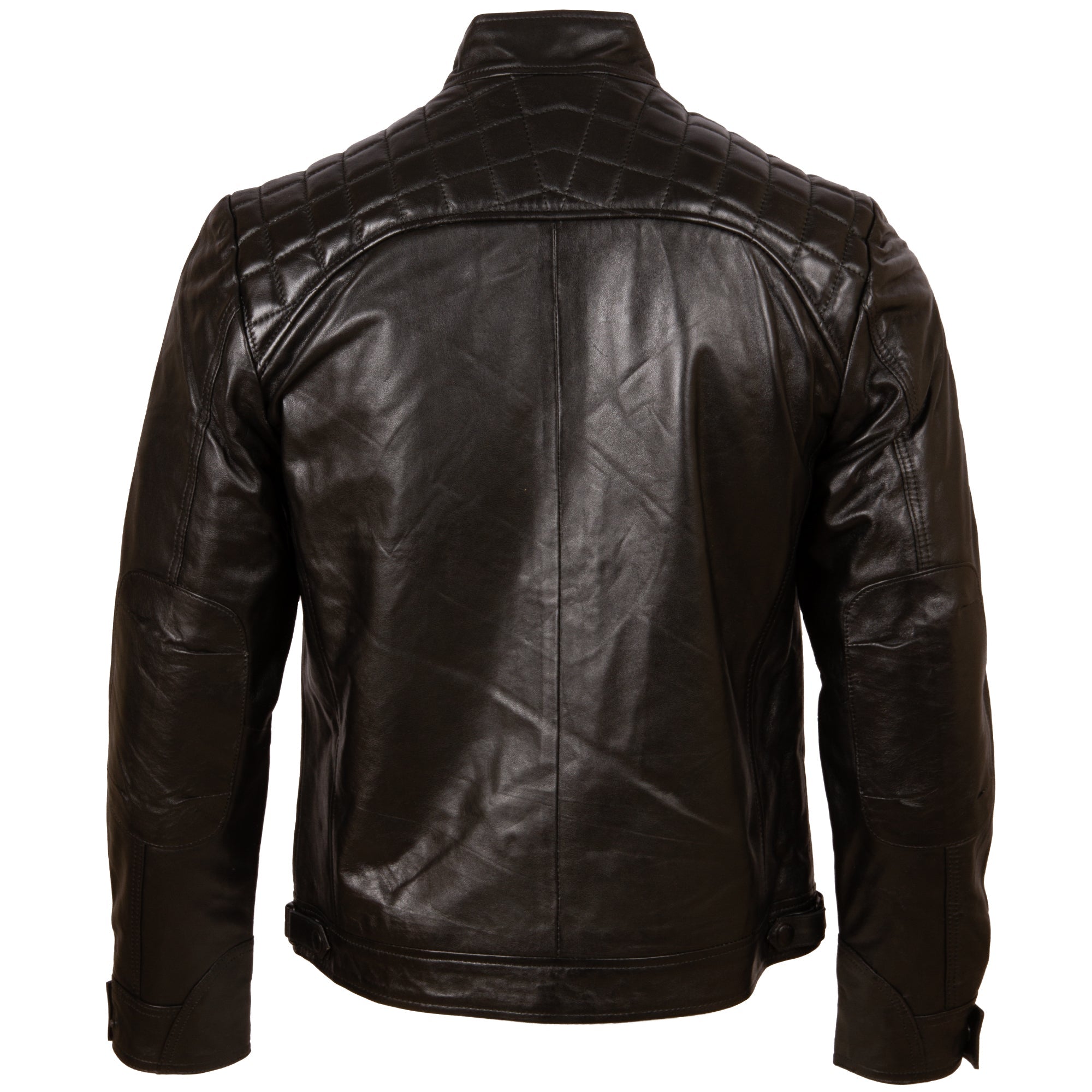 Alder & Stone Men's Biker Jacket - Night Edition