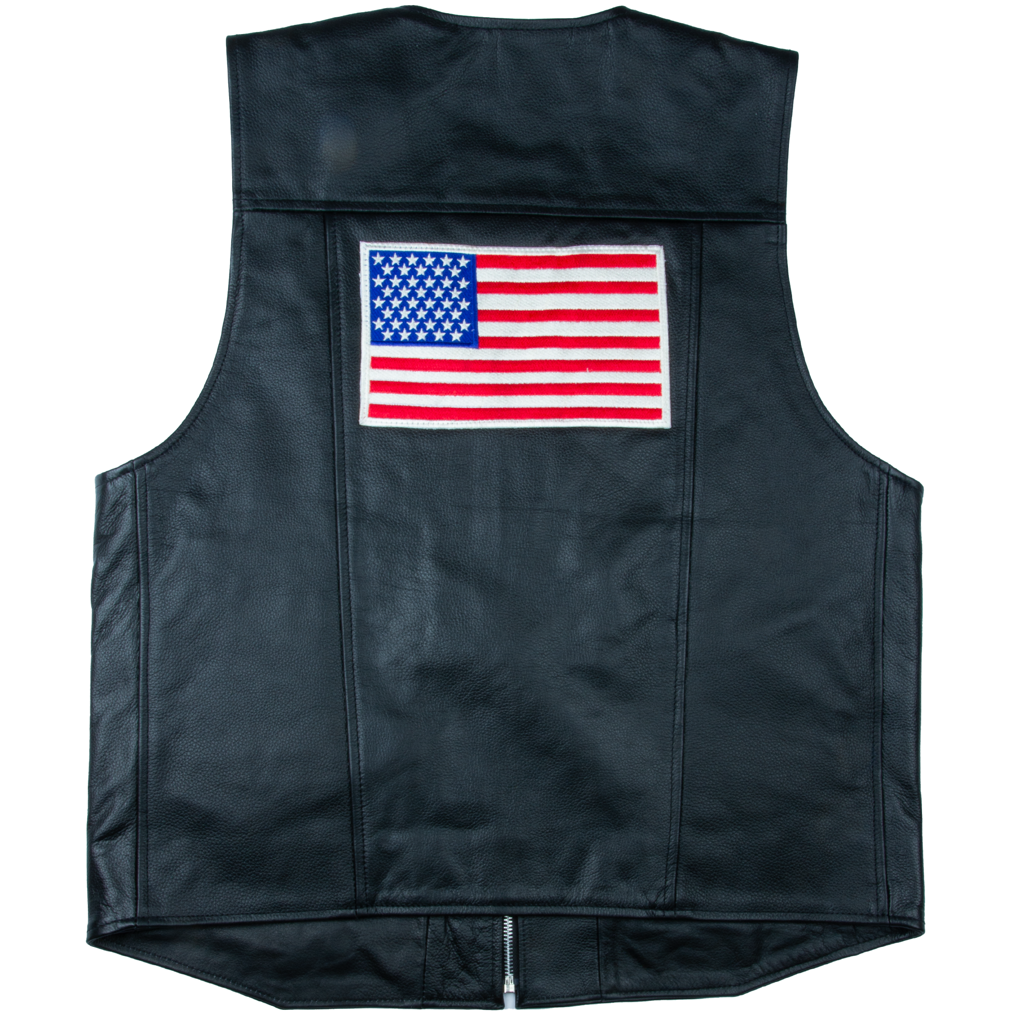 Alder & Stone Men's Waistcoat Vest with American USA Flag
