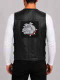 Alder & Stone Men's Waistcoat Vest with Bulldog