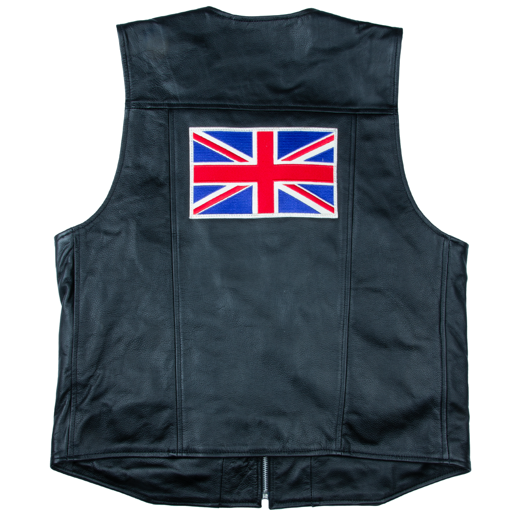 Alder & Stone Men's Waistcoat Vest with Union Flag