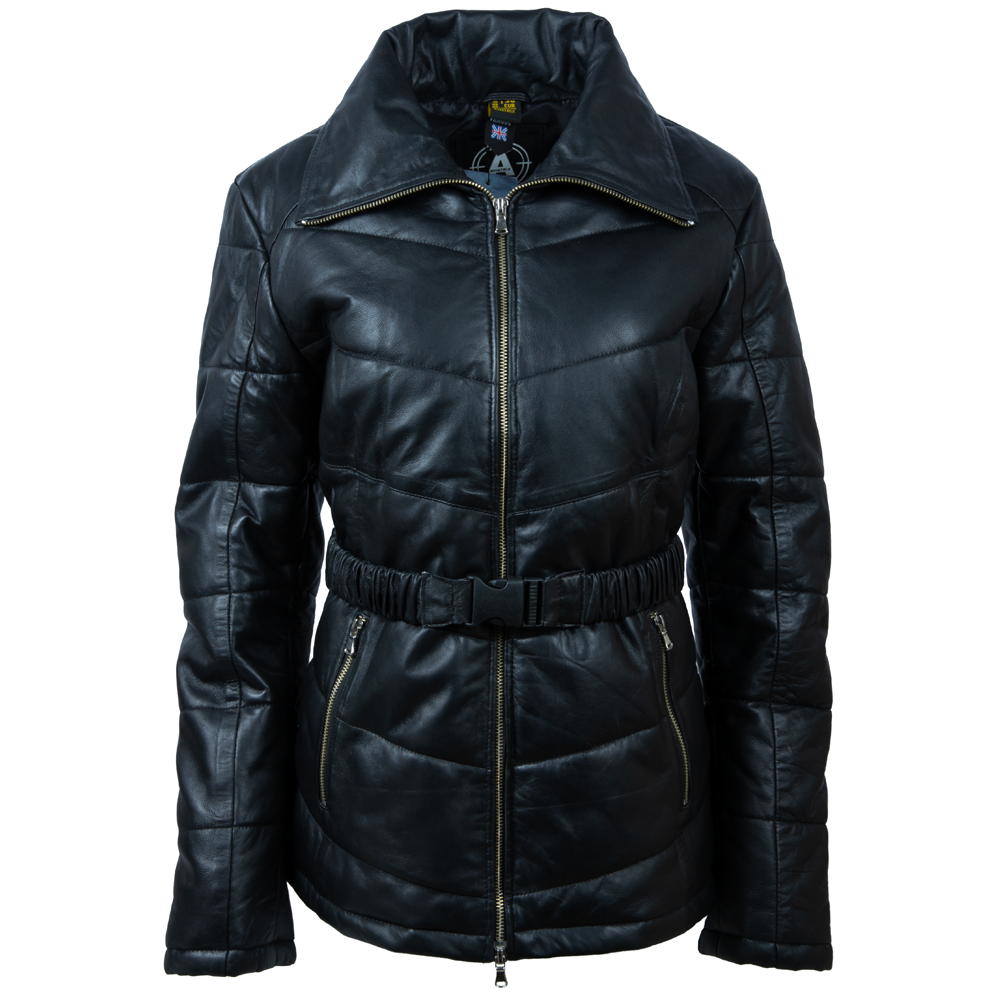 Alder & Stone Women's Puffer Coat - Black