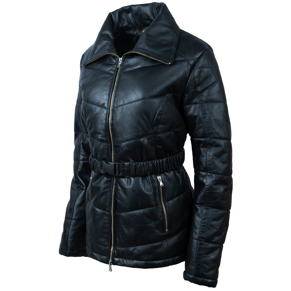 Alder & Stone Women's Puffer Coat - Black
